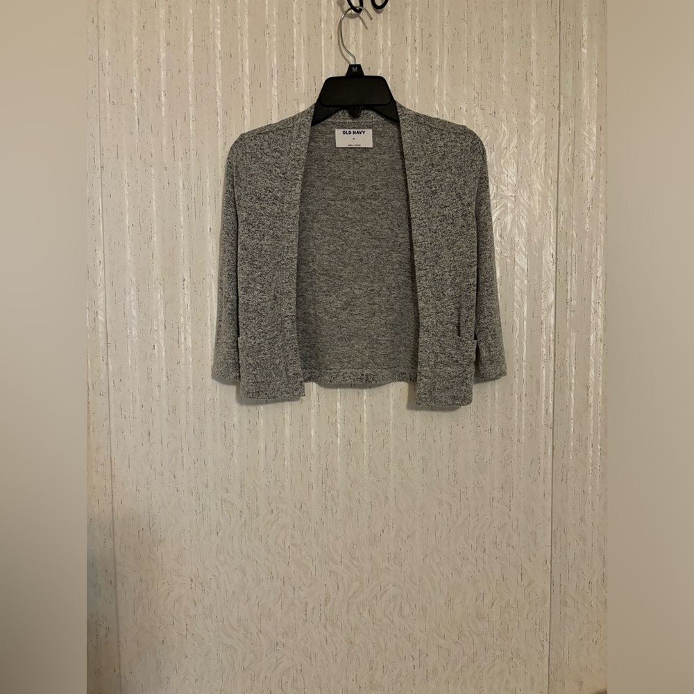 Old Navy Girls Heather Gray Cardigan